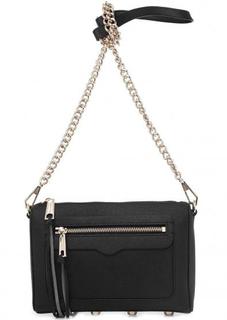 Маленькая кожаная сумка черного цвета Rebecca Minkoff