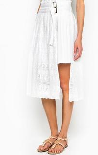 Юбка из хлопка оригинального кроя Liu Jo