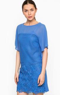 Короткое синее платье Pinko