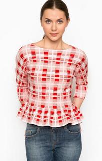 Джемпер из вискозы в клетку Pinko