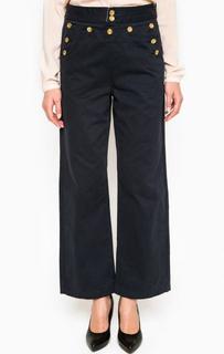 Широкие синие брюки Maison Scotch