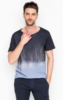 Хлопковая футболка с короткими рукавами Drykorn