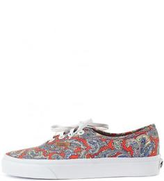 Разноцветные текстильные кеды Vans
