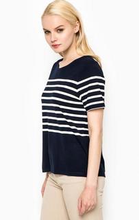 Синий джемпер в полоску Selected