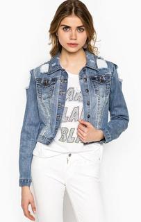 Джинсовая куртка с потертостями Silvian Heach