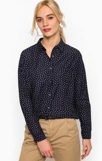 Синяя рубашка с длинными рукавами Maison Scotch