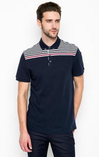 Футболка поло с вставкой в полоску Michael Michael Kors