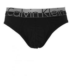 Черные трусы-брифы с логотипом бренда Calvin Klein