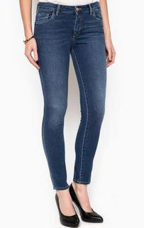 Зауженные джинсы с заломами Trussardi Jeans