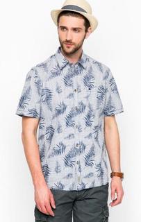 Синяя рубашка в полоску Lerros