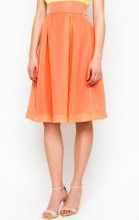 Пышная юбка кораллового цвета Pinko