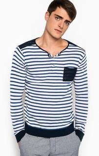 Хлопковый джемпер в полоску Scotch&Soda