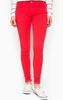 Зауженные красные брюки Tommy Hilfiger