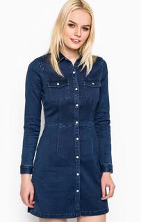 Джинсовое платье на кнопках Tom Tailor Denim