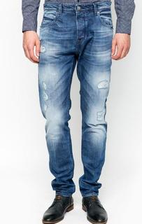 Рваные джинсы с заломами Gaudi