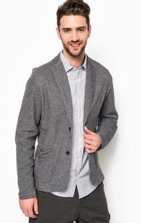 Синий пиджак из хлопка S.Oliver