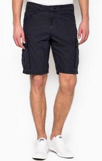 Синие хлопковые шорты с карманами Napapijri