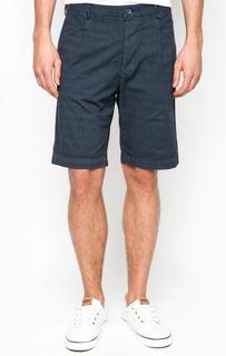 Синие хлопковые шорты в полоску Gaudi