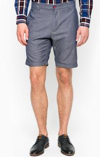 Синие хлопковые шорты с карманами Gaudi