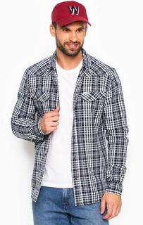 Хлопковая рубашка на кнопках Wrangler