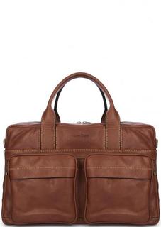 Кожаная сумка со съемным ремнем Gianni Conti