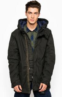 Демисезонная хлопковая парка с капюшоном G Star RAW
