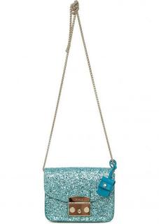 Маленькая сумка через плечо с отделкой глиттером Furla