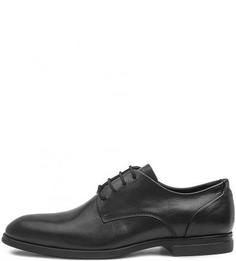 Черные кожаные туфли на шнуровке Tommy Hilfiger