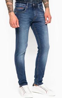 Зауженные джинсы с контрастной строчкой Hilfiger Denim