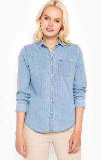 Джинсовая рубашка с карманом Hilfiger Denim