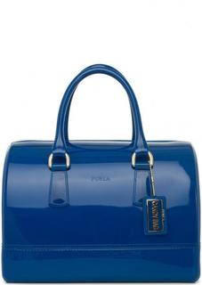 Синяя сумка из искусственного материала Furla