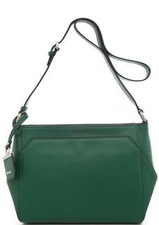Зеленая сумка через плечо из гладкой кожи Dkny