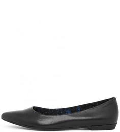 Кожаные балетки с заостренным мысом Vagabond