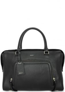 Кожаная сумка с короткими ручками Dkny