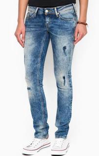 Синие джинсы скинни с низкой посадкой Mustang