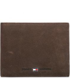 Портмоне из нубука с отделением для мелочи на кнопке Tommy Hilfiger