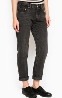 Укороченные джинсы бойфренд темно-серого цвета Levis®