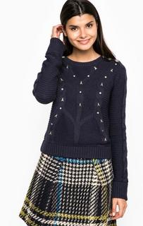 Свитер крупной вязки со стразами Patrizia Pepe