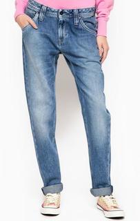 Синие зауженные джинсы-бойфренды Pepe Jeans