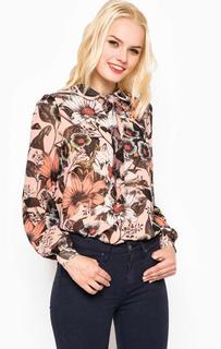 Блуза с цветочным принтом Juicy Couture