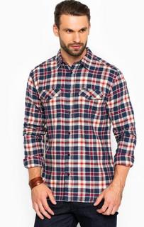 Хлопковая рубашка в клетку Wrangler