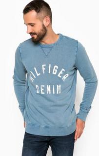 Хлопковый свитшот с принтом Hilfiger Denim