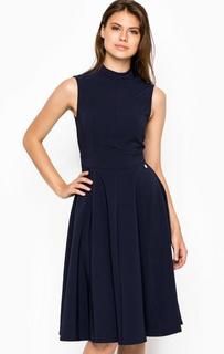 Синее платье без рукавов MET