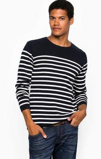 Хлопковый джемпер в полоску Scotch&Soda