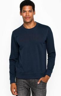 Синий хлопковый свитшот Mustang