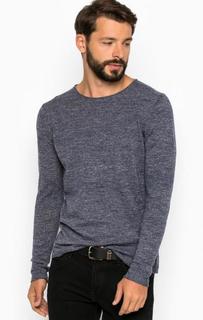 Хлопковый джемпер с круглым вырезом Mustang