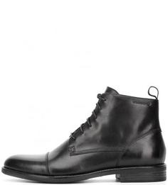 Кожаные ботинки на шнуровке и молнии Vagabond