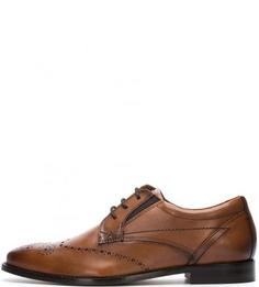 Кожаные коричневые туфли S.Oliver