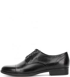 Черные кожаные полуботинки Vagabond