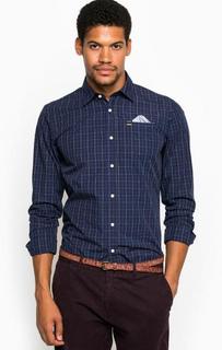 Приталенная рубашка из хлопка в клетку Scotch&Soda